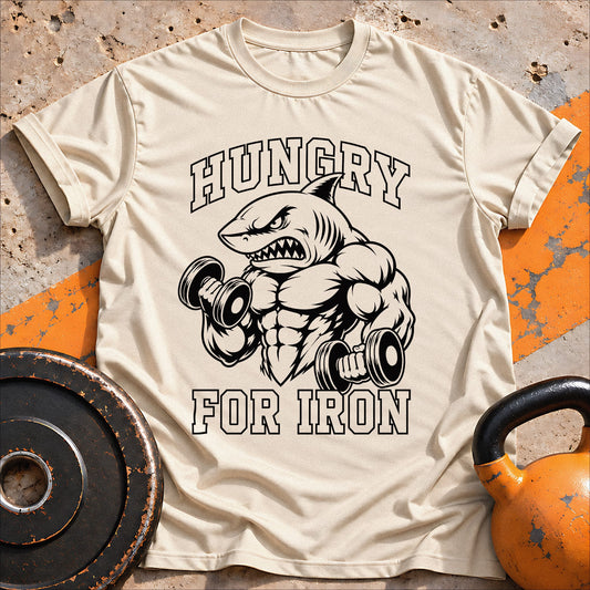 Hungry For Iron Shark T-shirt