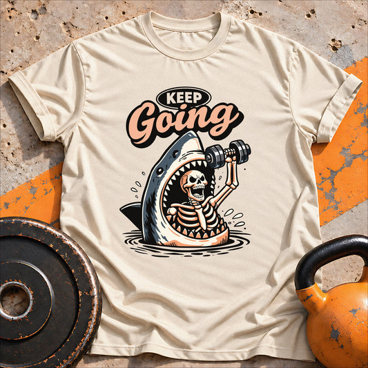 Keep Going Shark T-shirt