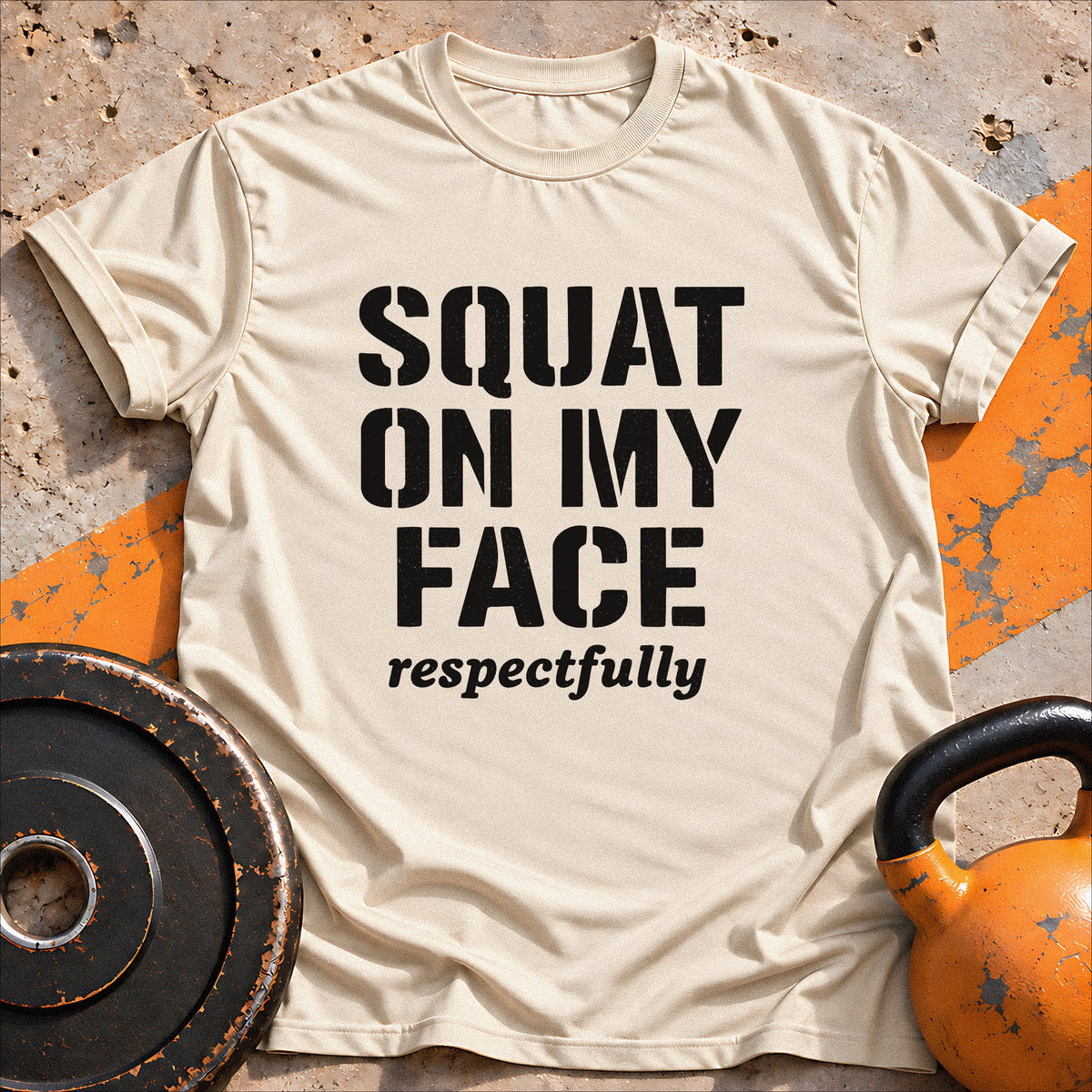 Squat On My Face Gym T-Shirt