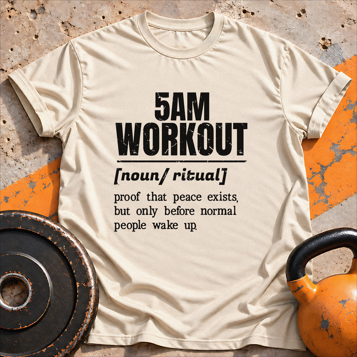 5AM Workout Vocabulary T-shirt