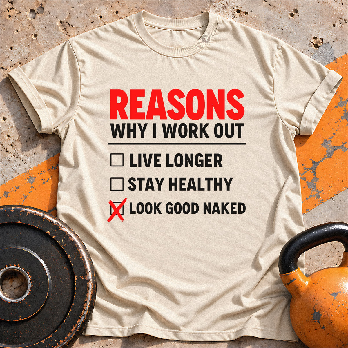 Reasons Why I Work out T-Shirt