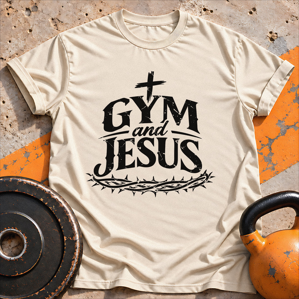 Gym And Jesus T-shirt