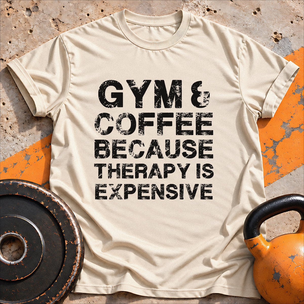 Gym & Coffee Because T-Shirt