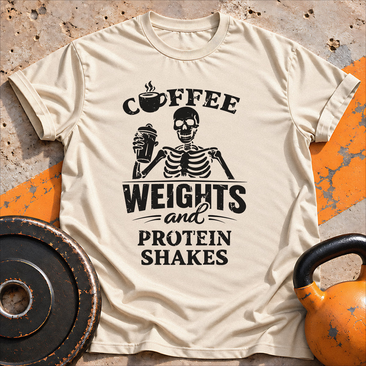 Coffee Weights Protein T-shirt