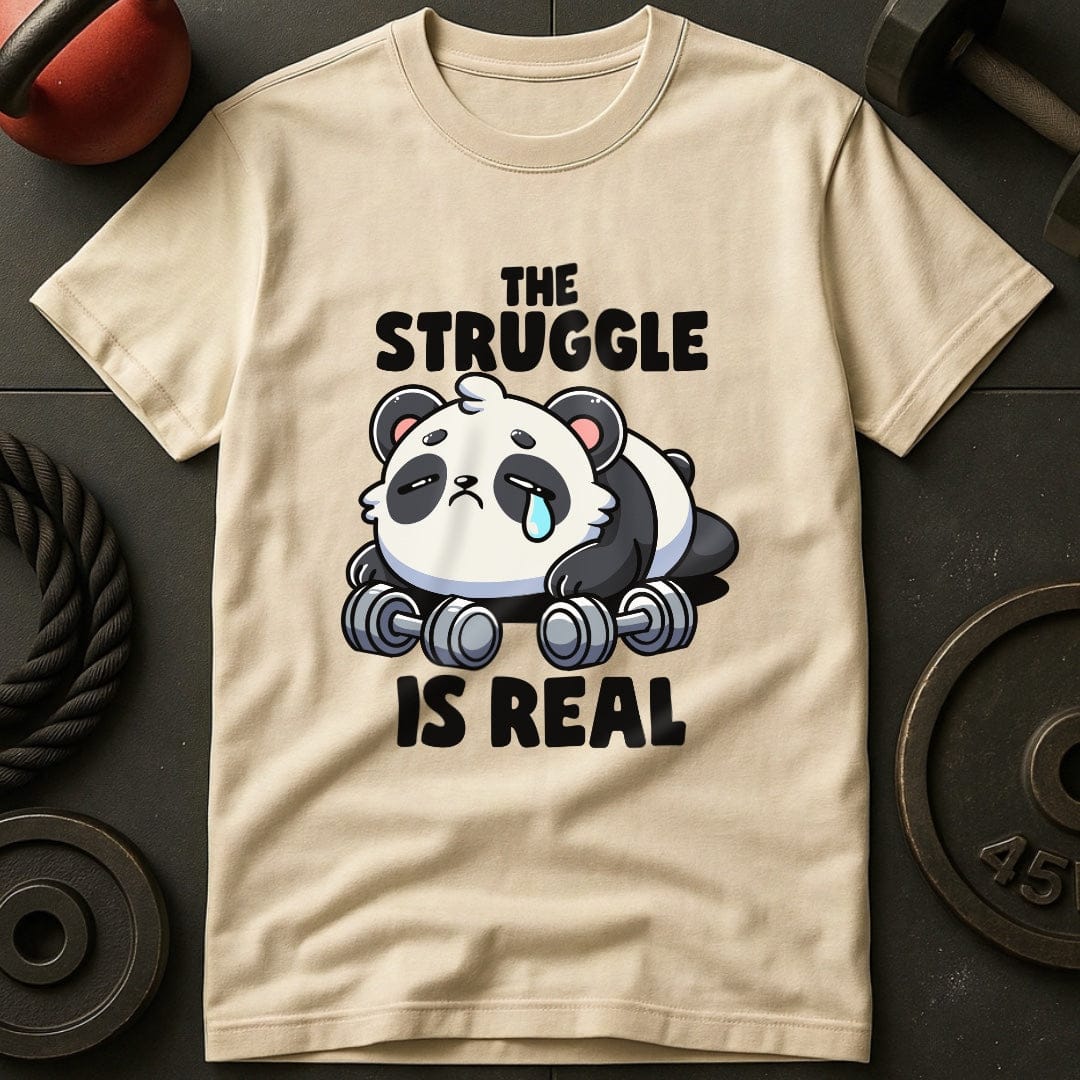 The Struggle Is Real Panda T-Shirt