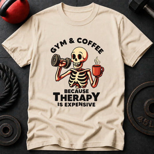 Gym & Coffee Because T-Shirt