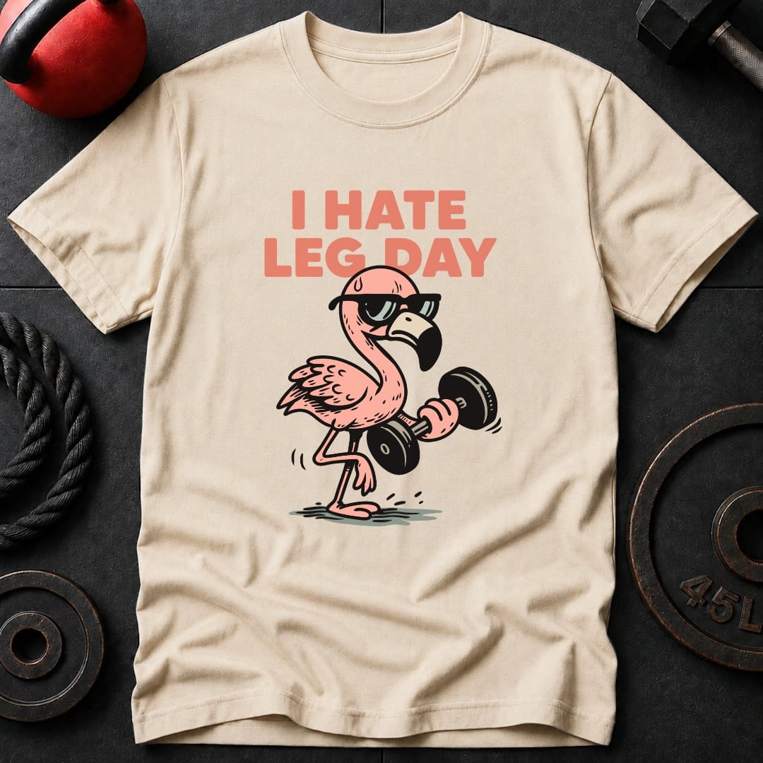 I Hate Leg Day Gym T-Shirt