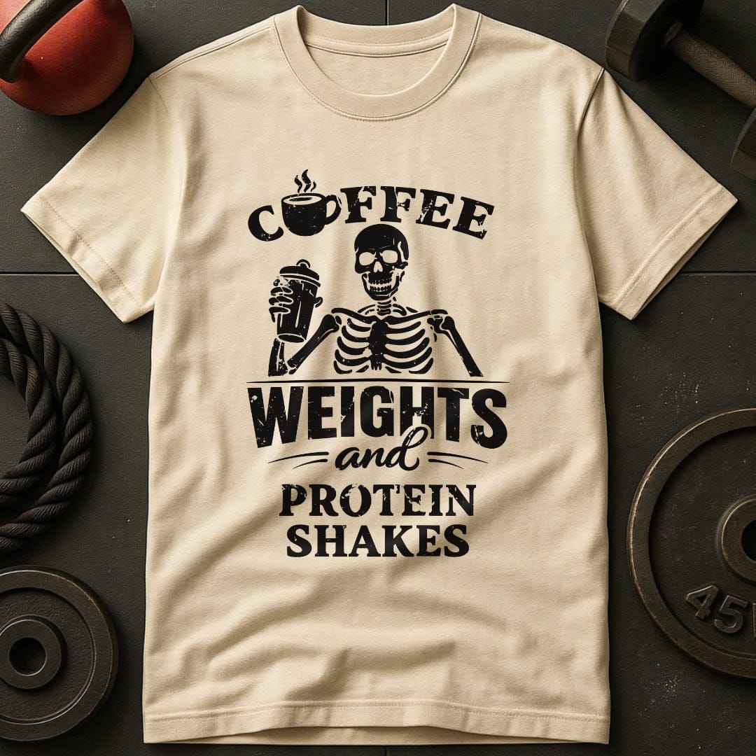 Coffee Weights Protein T-shirt