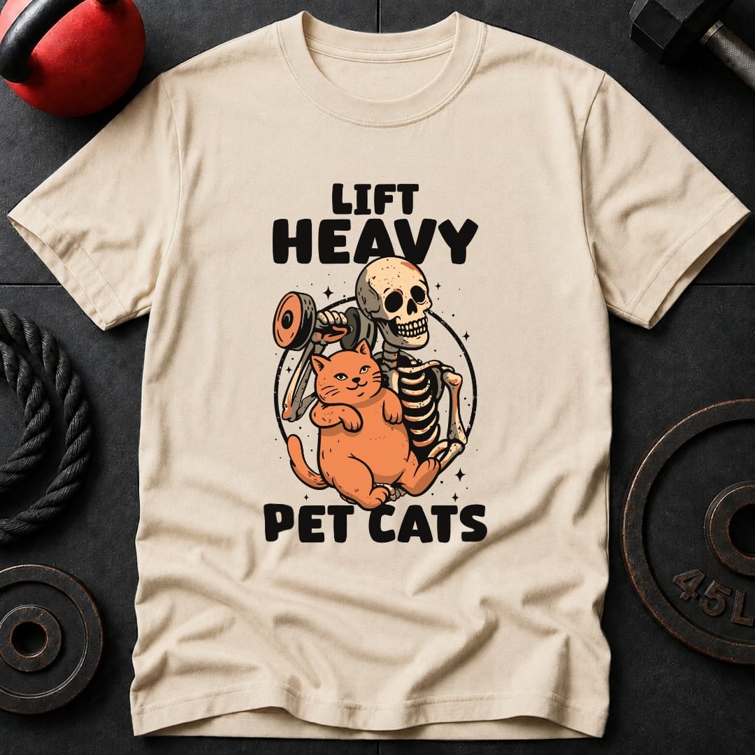 Lift Heavy Pet Cats T-Shirt