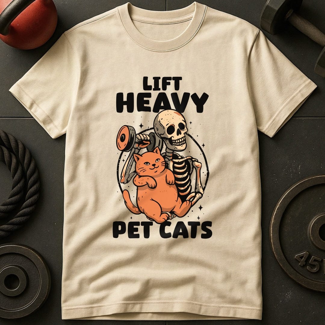Lift Heavy Pet Cats T-Shirt