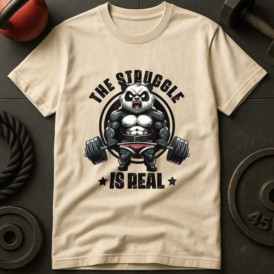The Struggle Is Real Panda T-Shirt