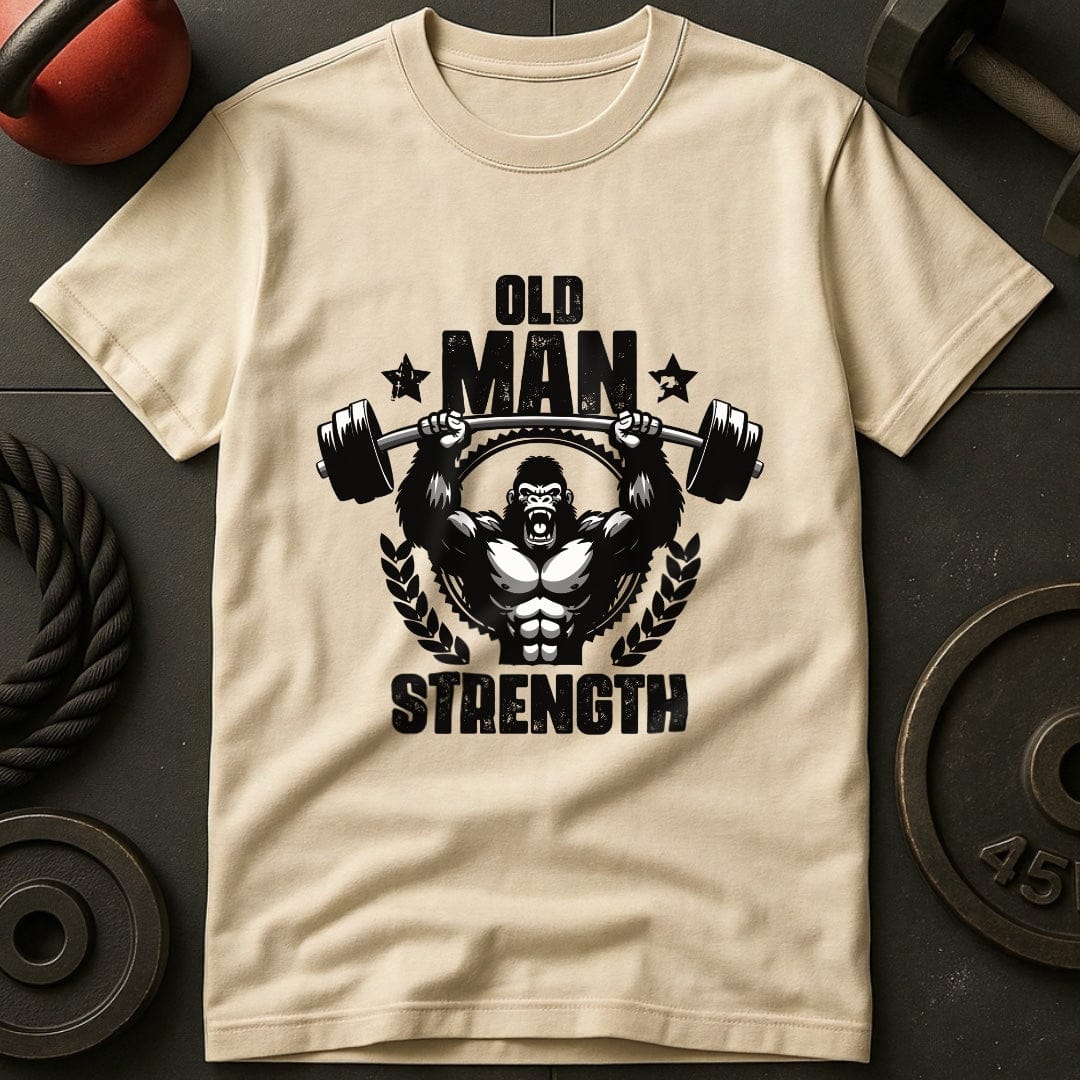 Old Man Strength Gorilla T-Shirt