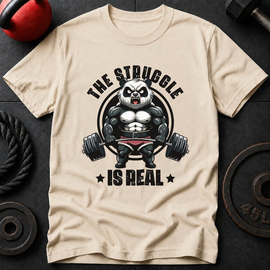 The Struggle Is Real Panda T-Shirt