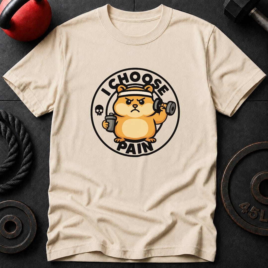 I Choose Pain Hamster T-Shirt