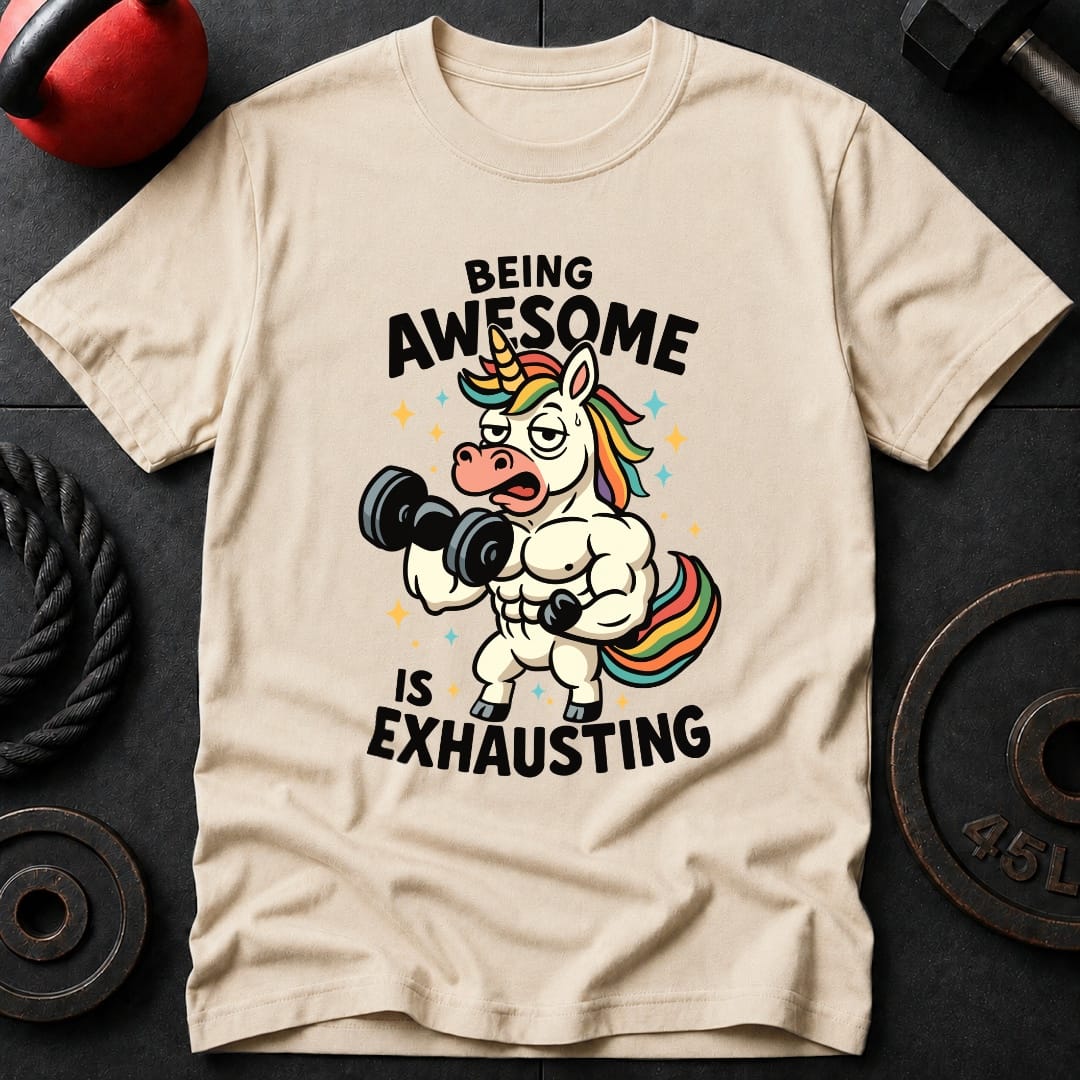Being Awesome Unicorn T-Shirt