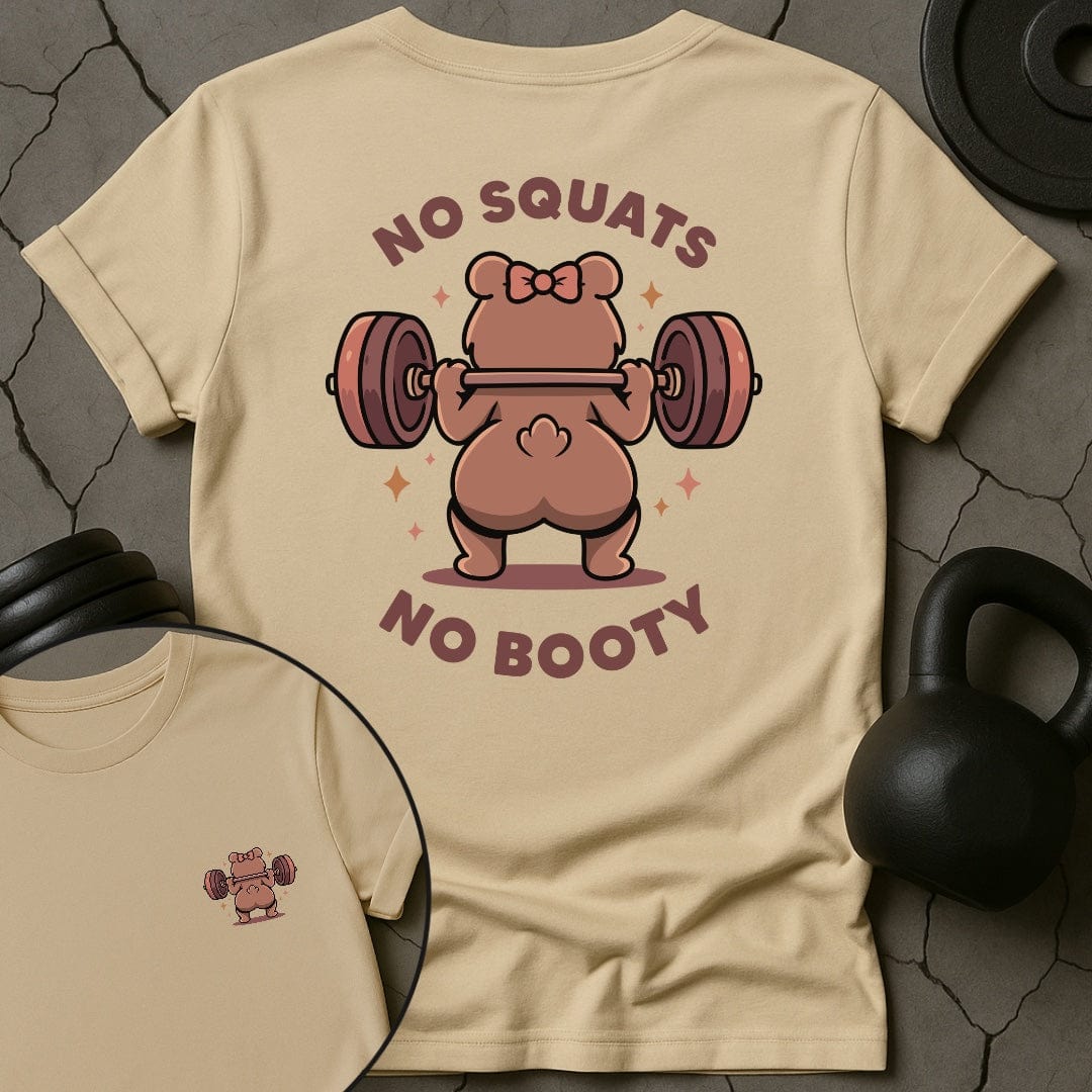 No Squats No Boody Bear Gym T-Shirt