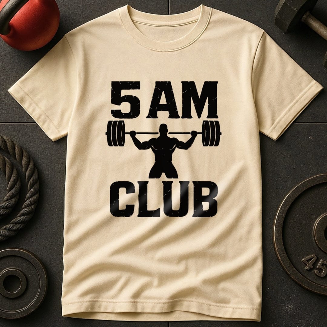 5 AM Club Weightlifting Gym T-Shirt