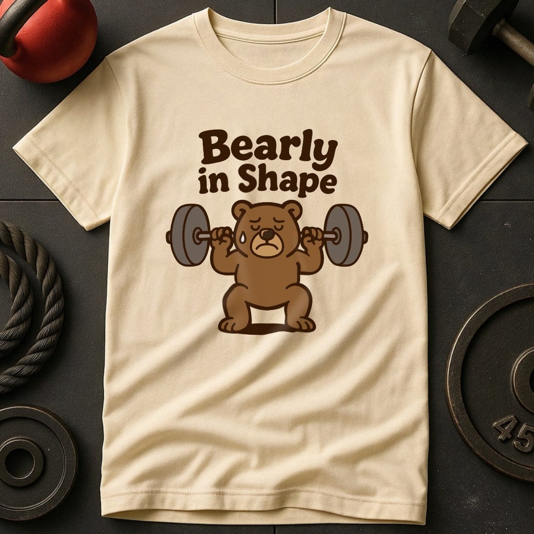 Bearly In Shape Bear Gym T-Shirt