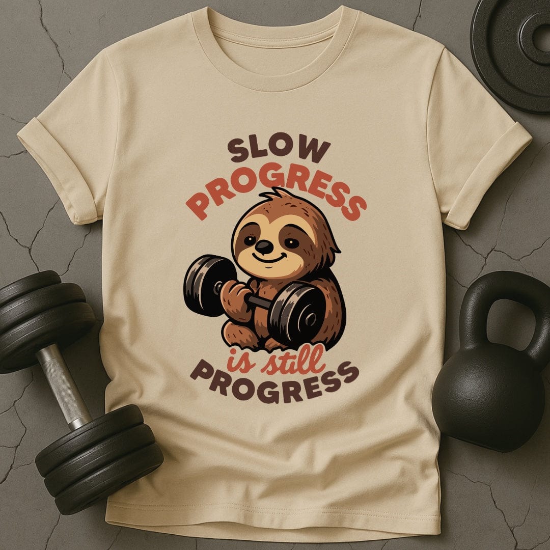 Slow Progress Is Still Progress Sloth Gym T-Shirt