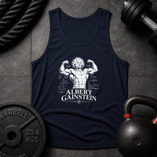 Albert Gainstein Unisex Tank