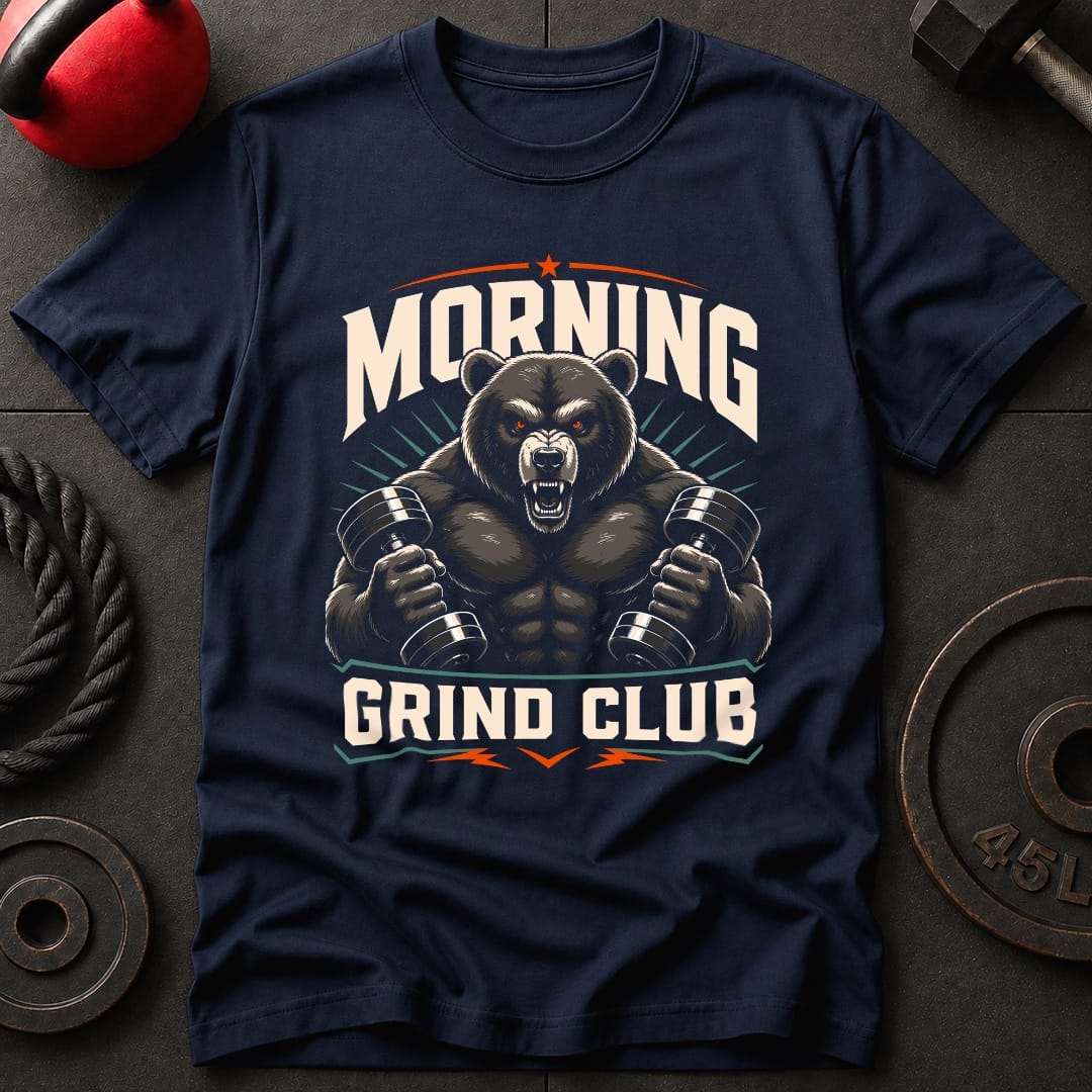 Morning Grind Club Bear T-shirt