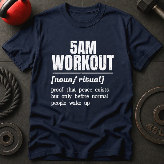 5AM Workout Vocabulary T-shirt