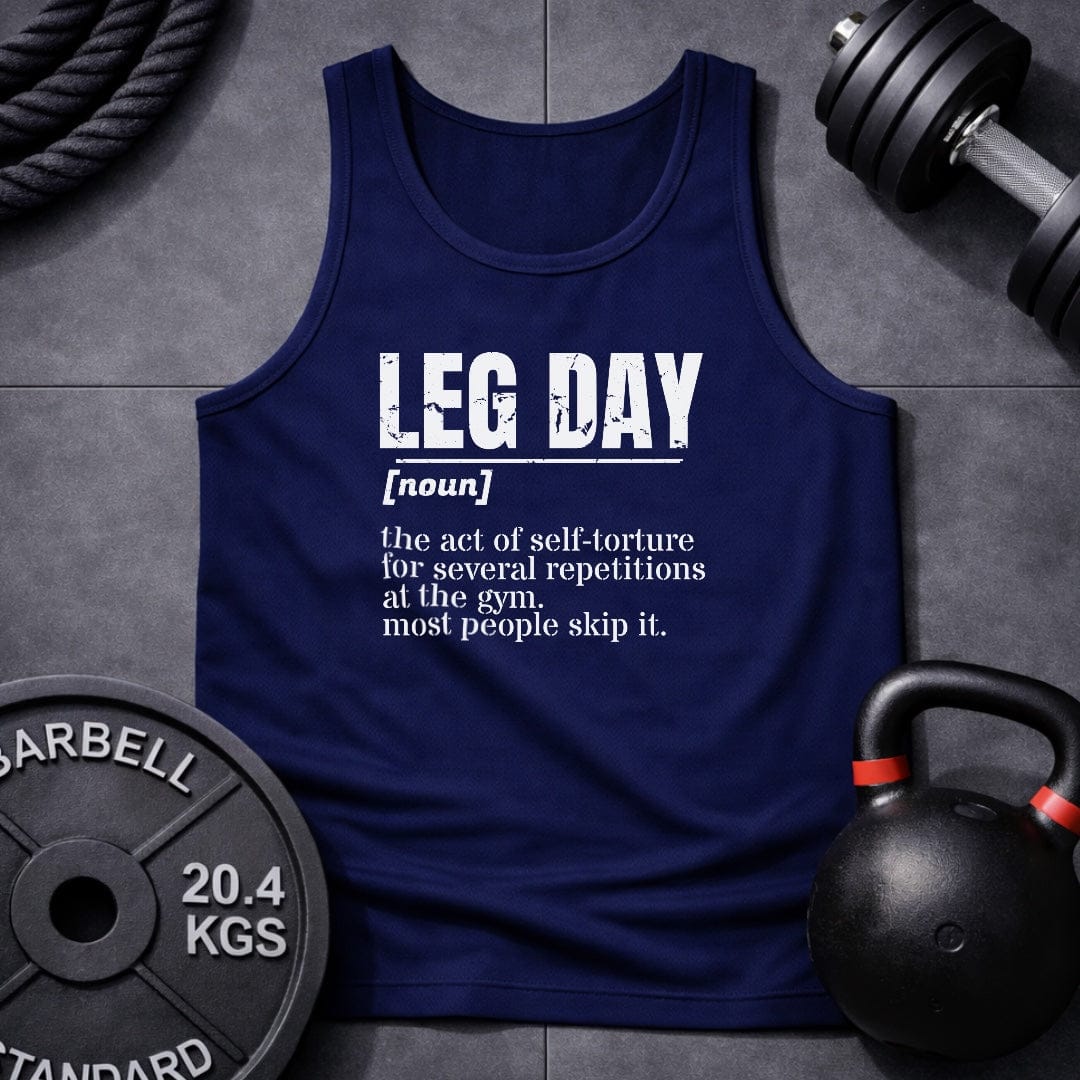 Leg Day Vocaboulary Unisex Tank