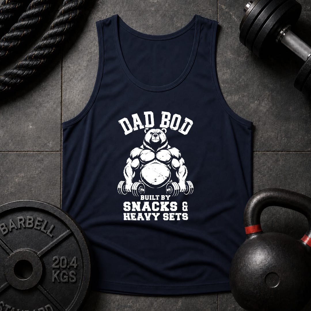 Dad Bod Bear Unisex Tank