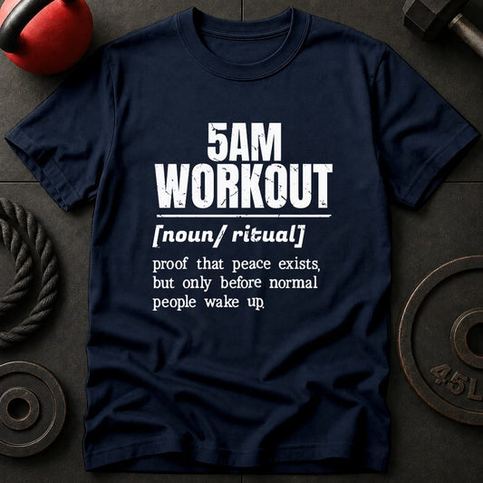 5AM Workout Vocabulary T-shirt