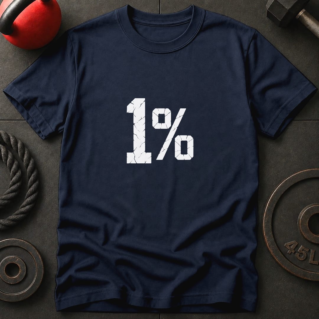 1 % Gym Lover T-Shirt