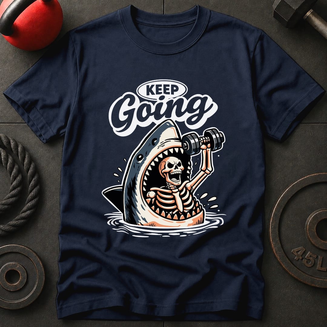 Keep Going Shark T-shirt