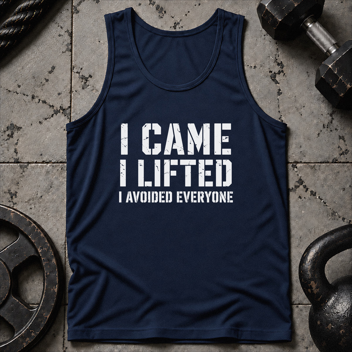 I Came I Lifted Unisex Tank