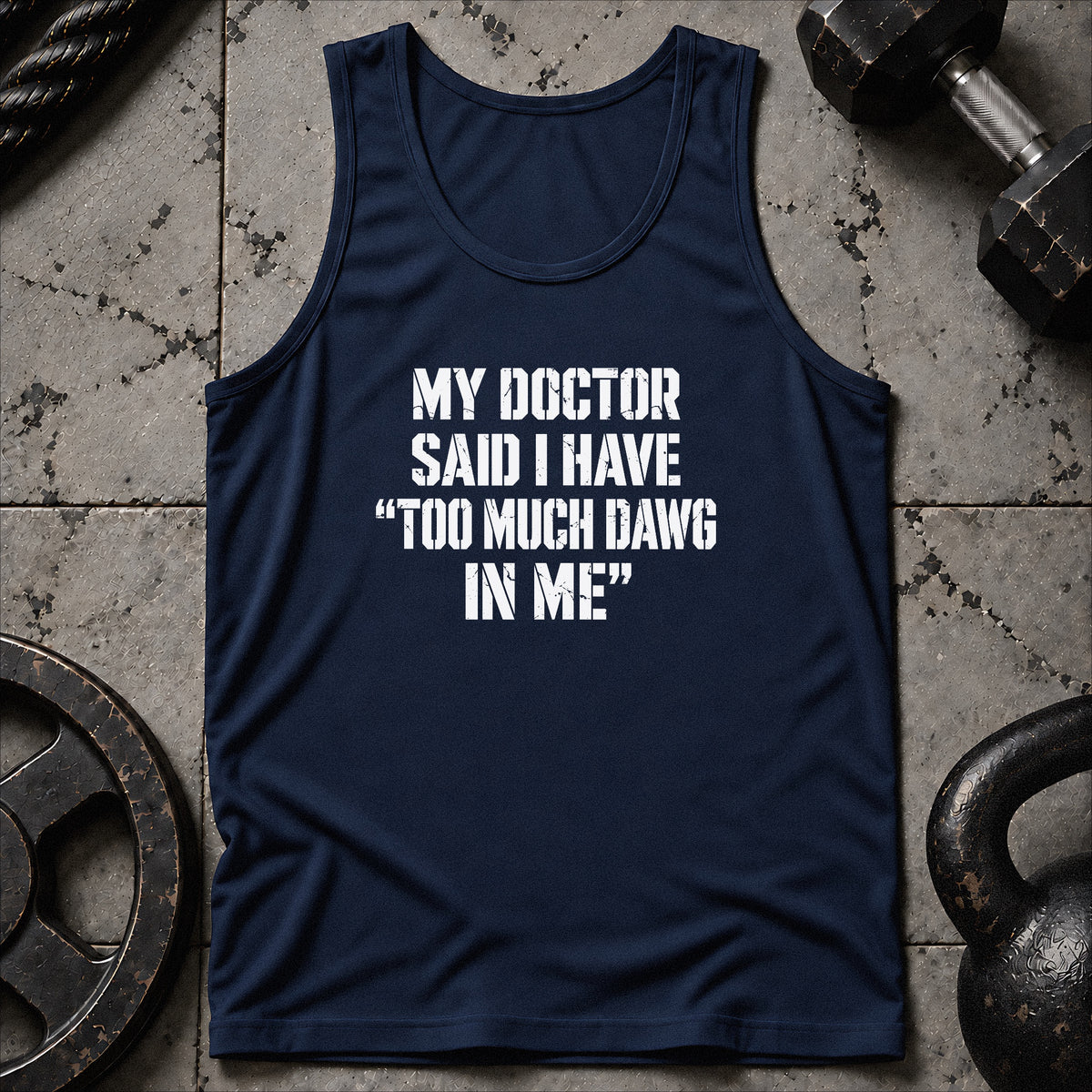 Too Much Dawg Unisex Tank