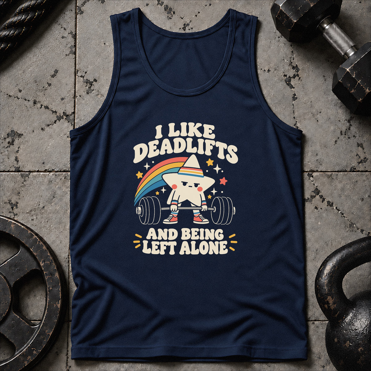 Deadlifts And Solitude Unisex Tank