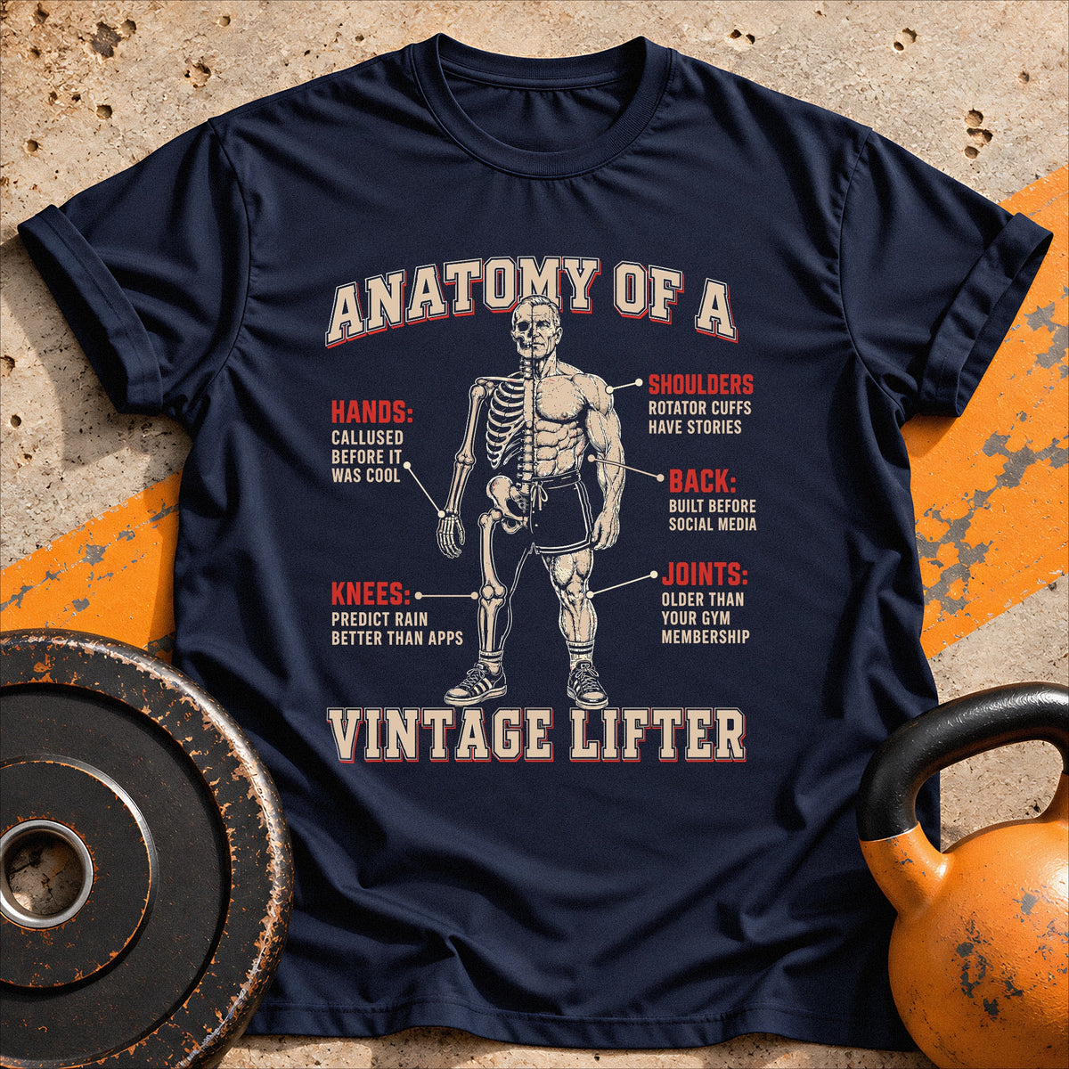 Vintage Lifter Anatomy T-shirt