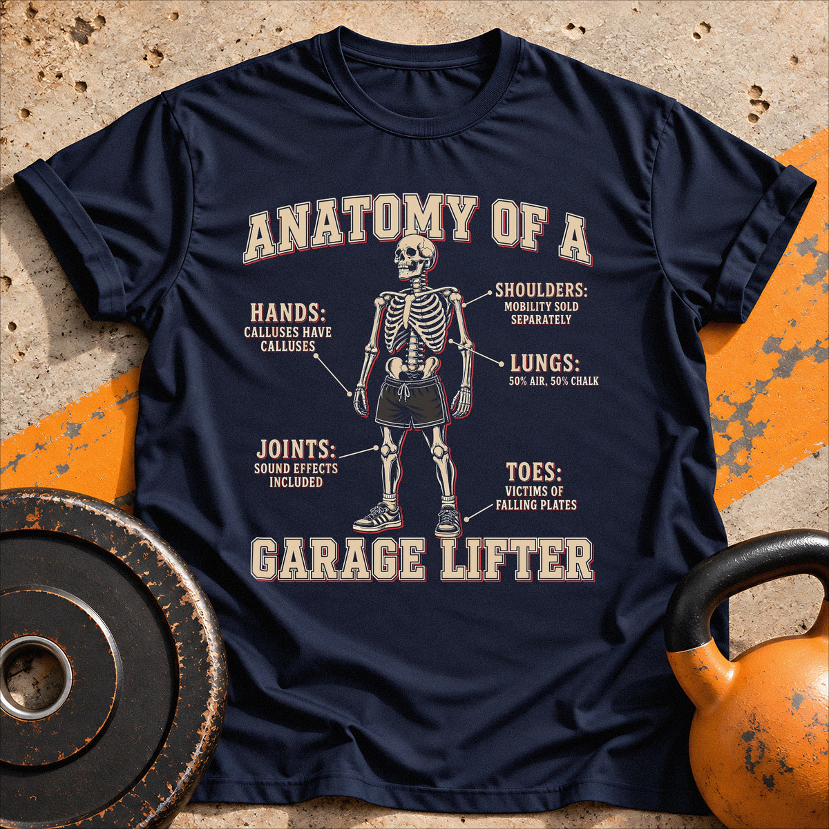 Garage Lifter Anatomy T-shirt