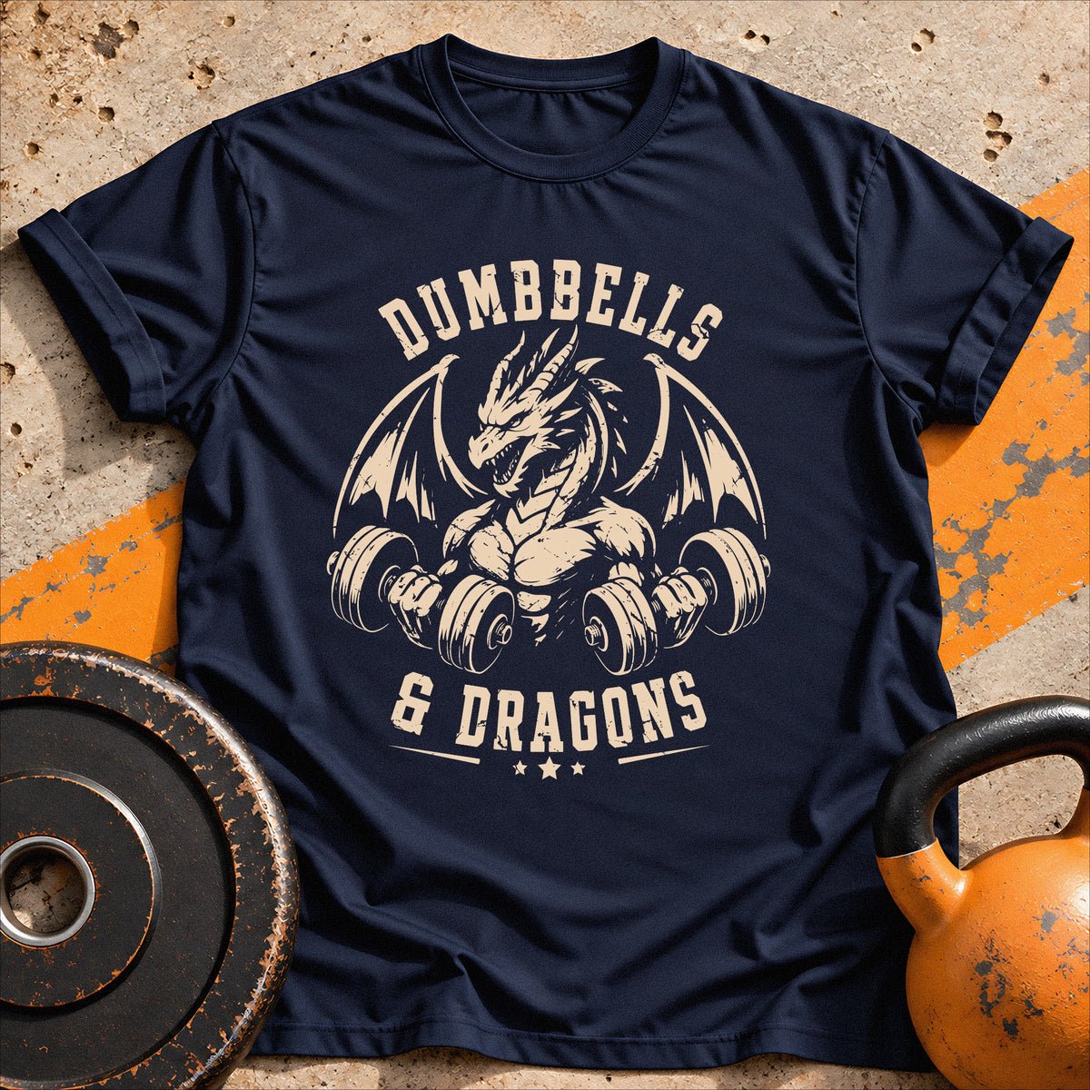 Dumbbells & Dragons T-shirt