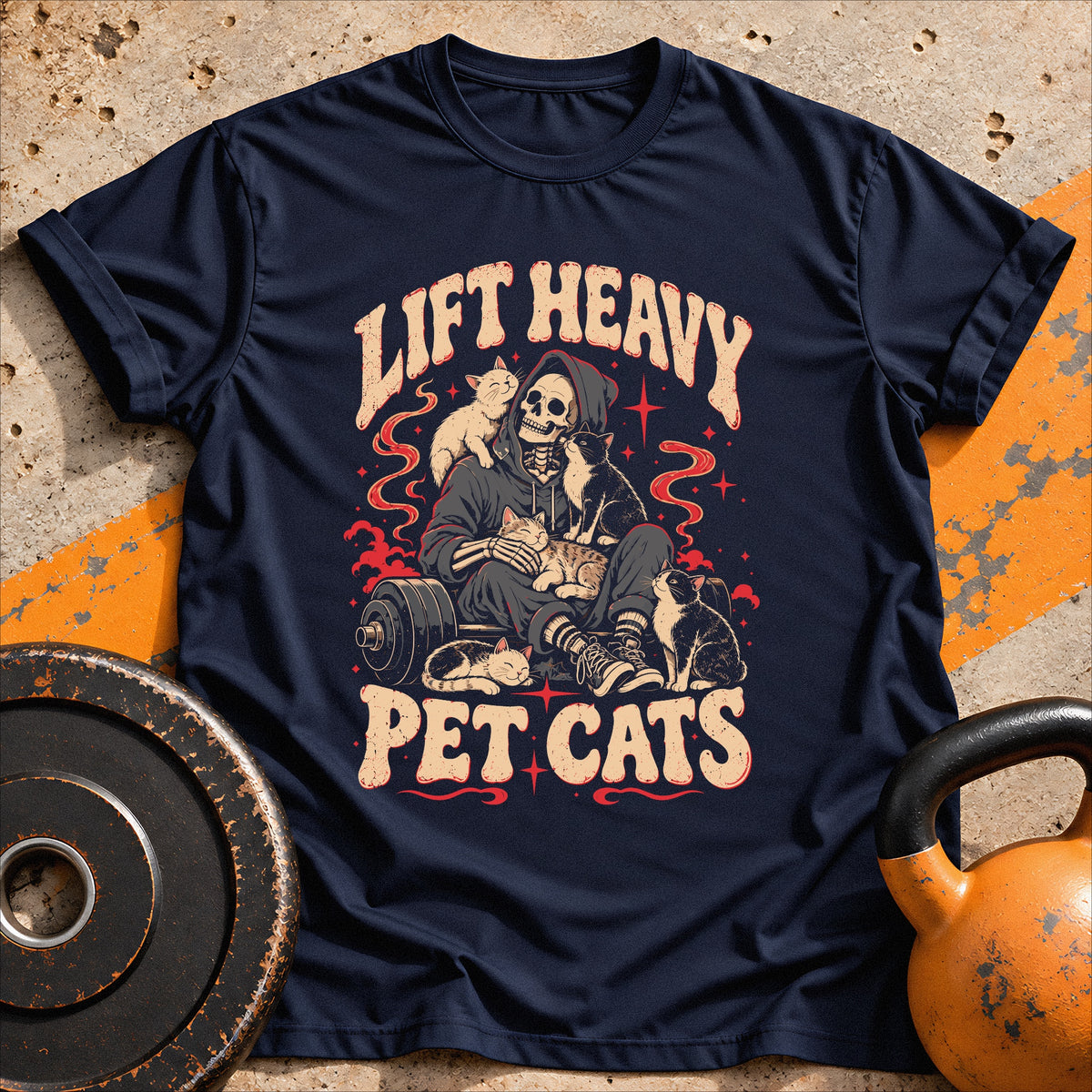 Lift Heavy Pet Cats T-shirt