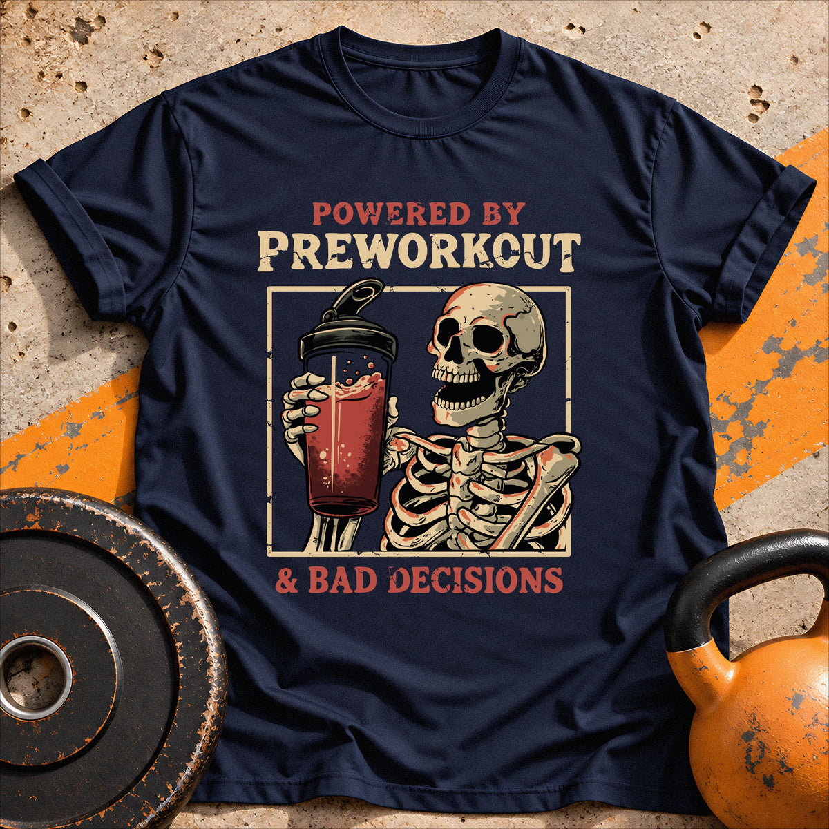 Powered By Preworkout & T-shirt