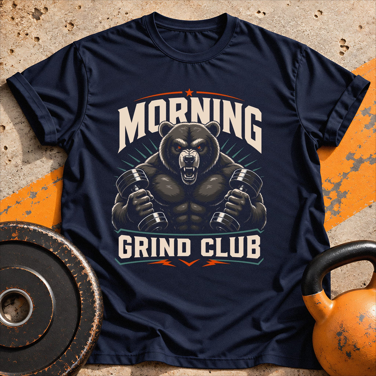 Morning Grind Club Bear T-shirt