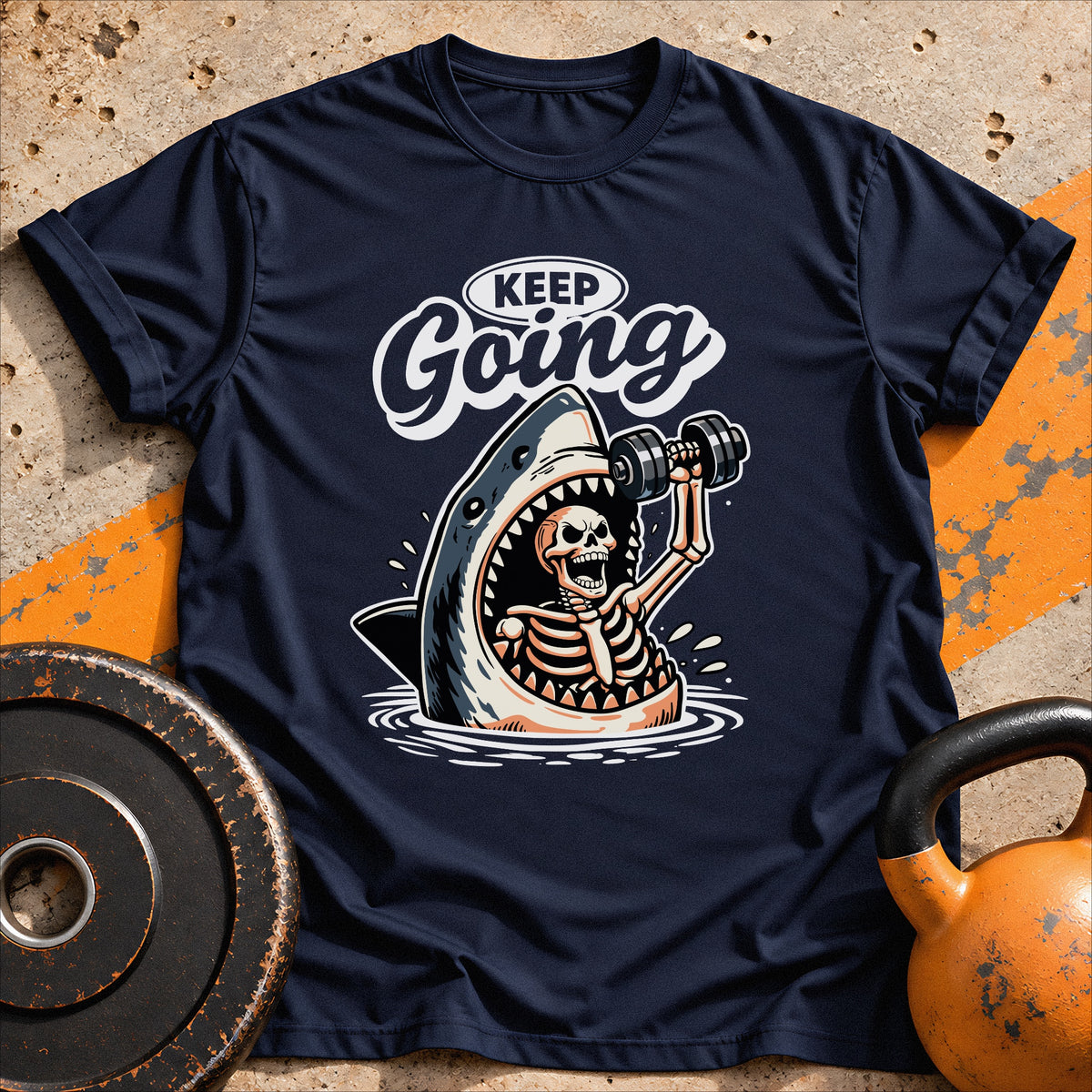 Keep Going Shark T-shirt