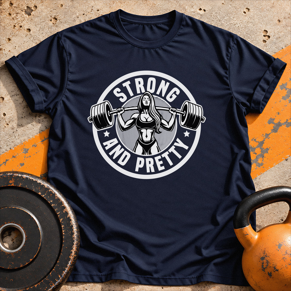 Strong And Pretty Gym T-Shirt