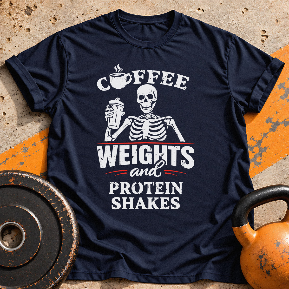 Coffee Weights Protein T-shirt