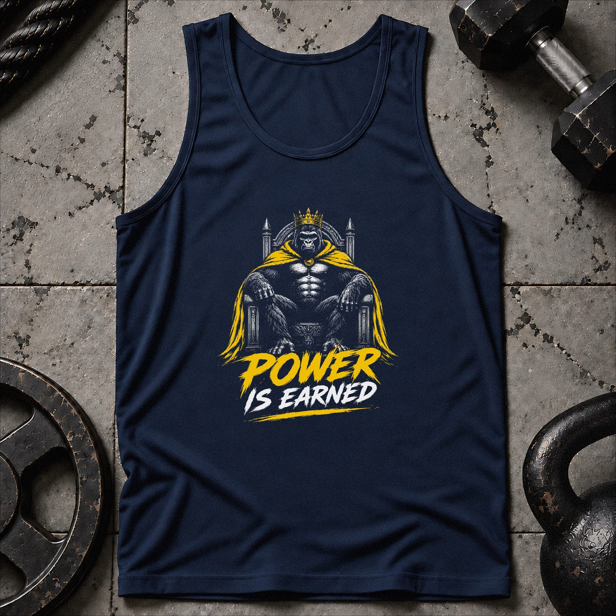 Power Is Earned Unisex Tank