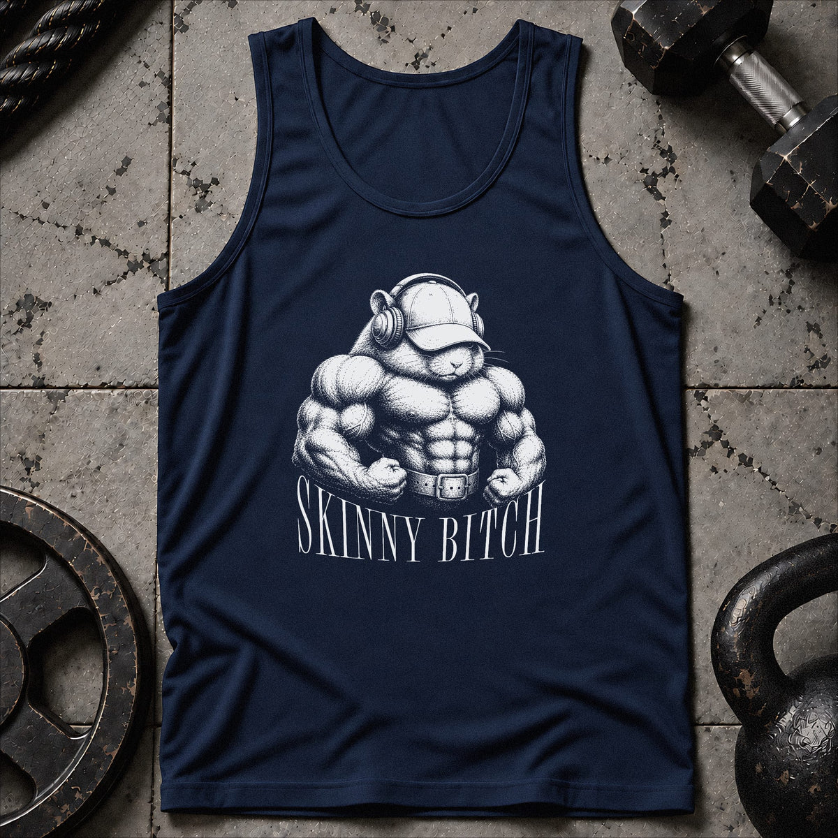 Skinny Bitch Hamster Unisex Tank