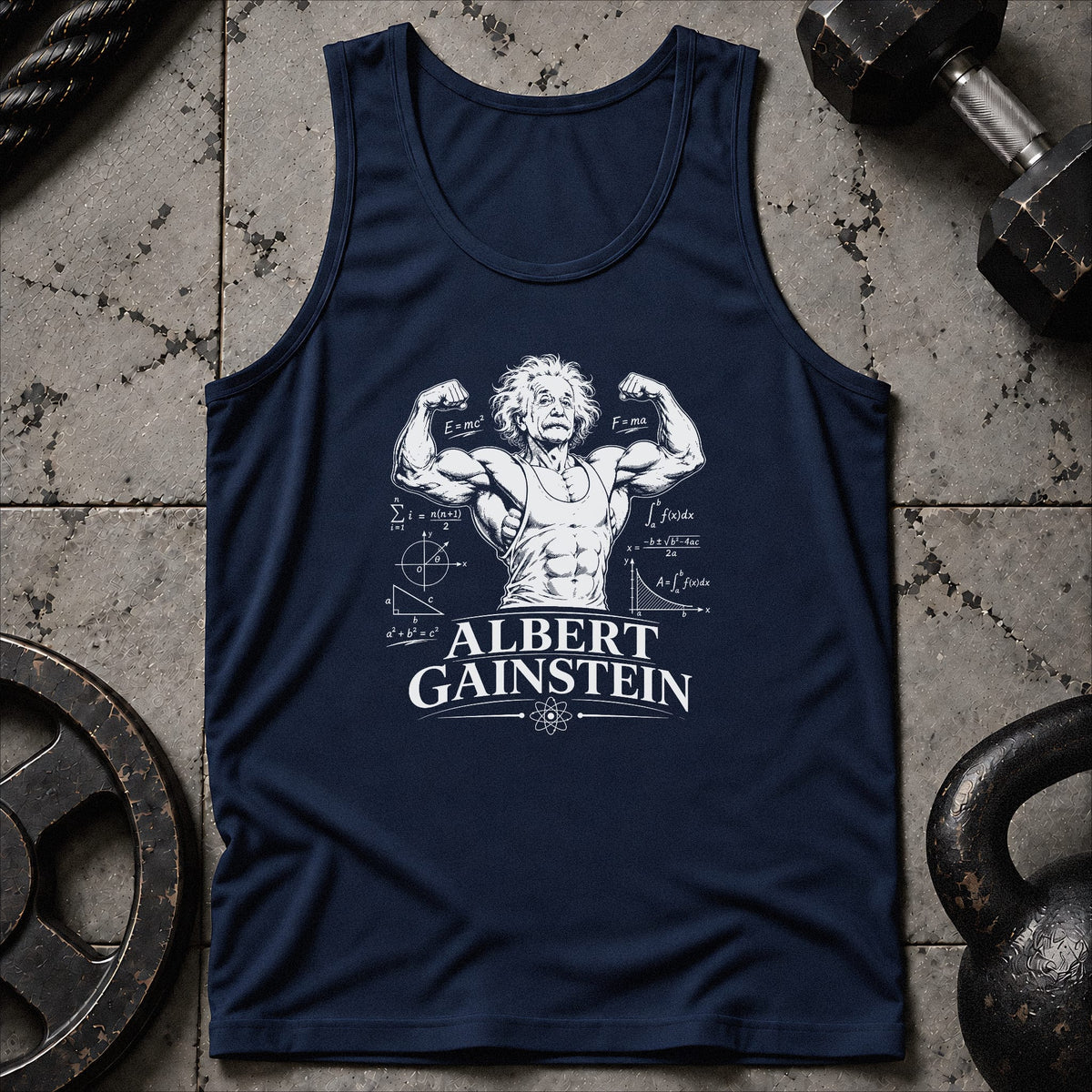 Albert Gainstein Unisex Tank