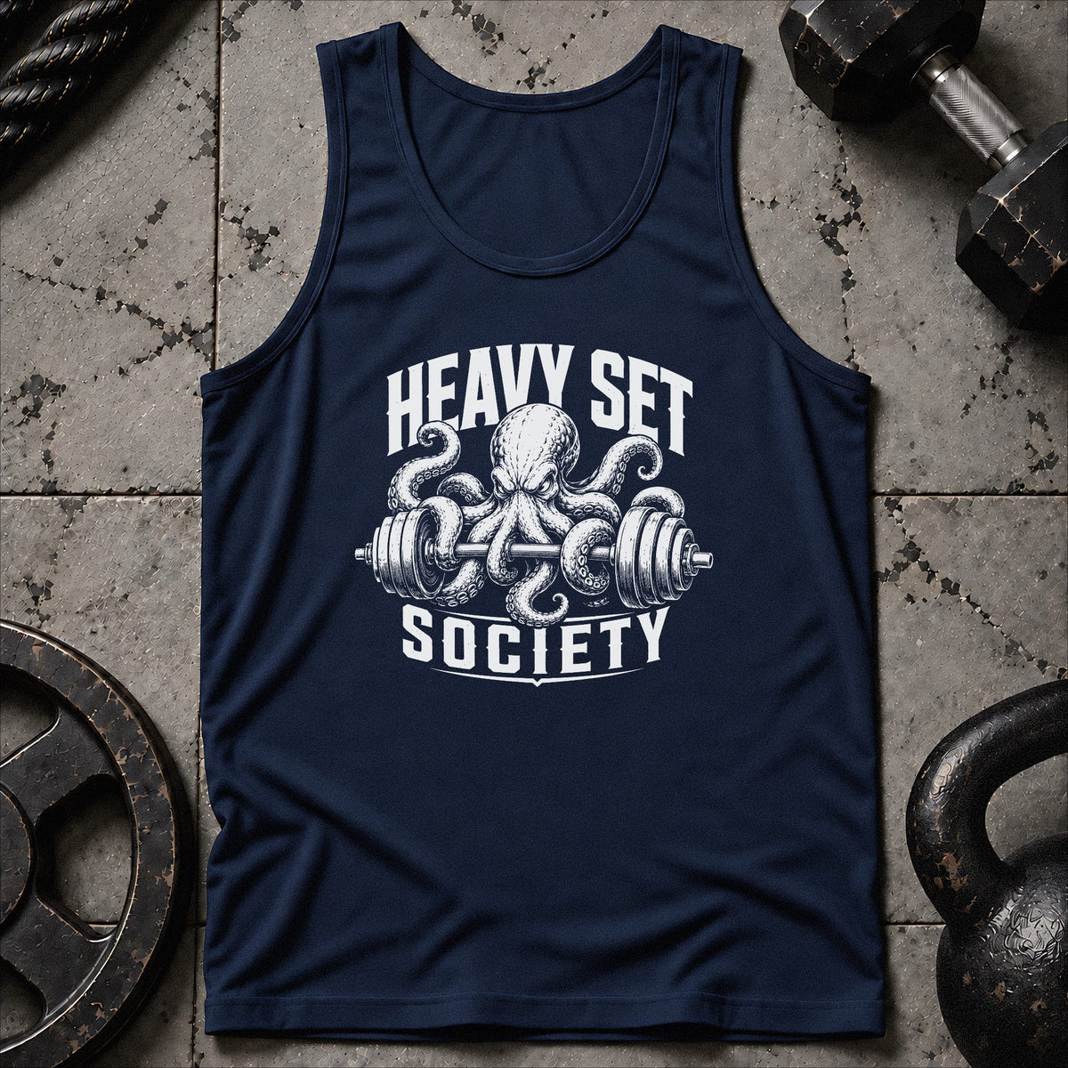 Heavy Set Society Octopus Unisex Tank