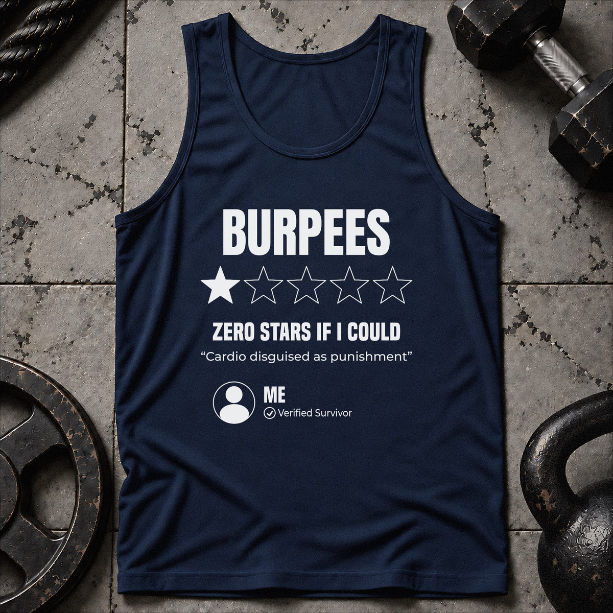 Burpees Review Unisex Tank