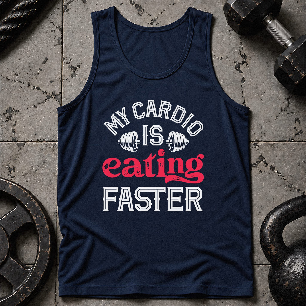 My Cardio Is Eating Faster Unisex Tank