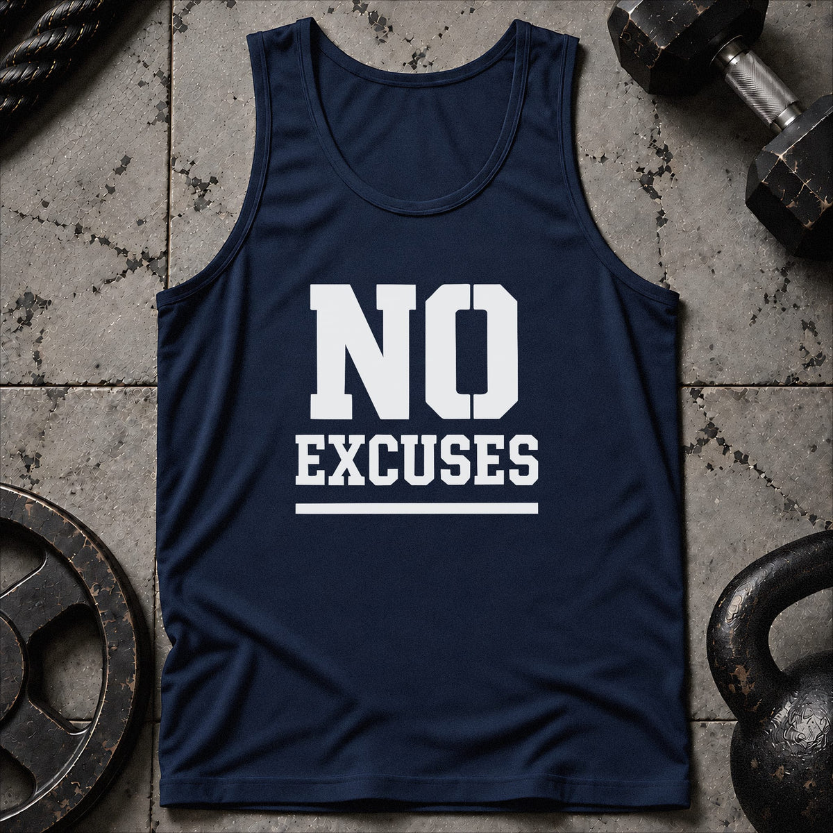 No Excuses Unisex Tank